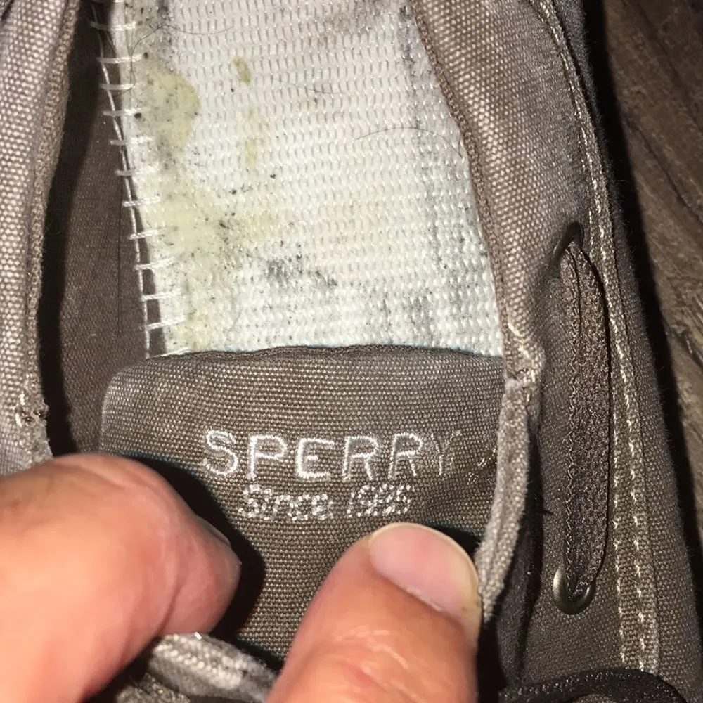 Canvas slip on SPERRY Top Siders boat sailor shoes